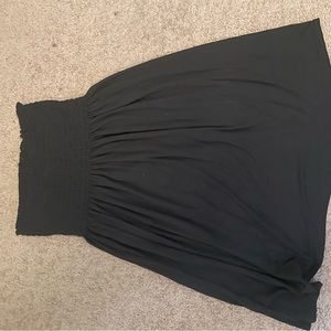 Little black dress. Tube top